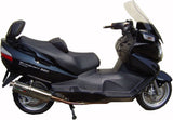 Komplette Abgasanlage Mit Katalysator Und Geräuschzulassung Trioval Edelstahl - Gpr Kompatibel Mit Suzuki An 650 Burgman (2002-2012)