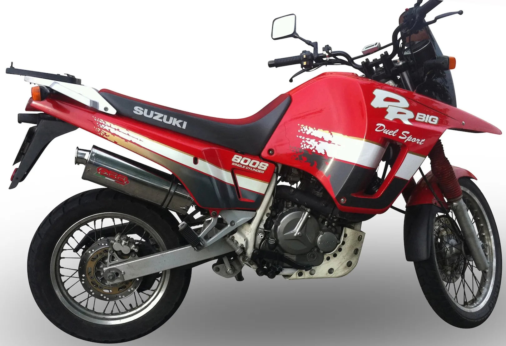 Auspuffendstück Mit Geräuschzulassung Trioval Edelstahl - Gpr Kompatibel Mit Suzuki Dr Big 800 (1990-1991)