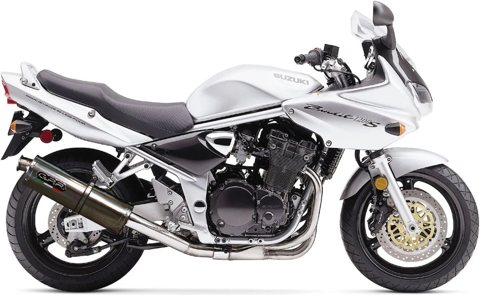 Auspuffendstück Mit Geräuschzulassung Trioval Edelstahl - Gpr Kompatibel Mit Suzuki Gsf 1200 Bandit - S (2005-2006)
