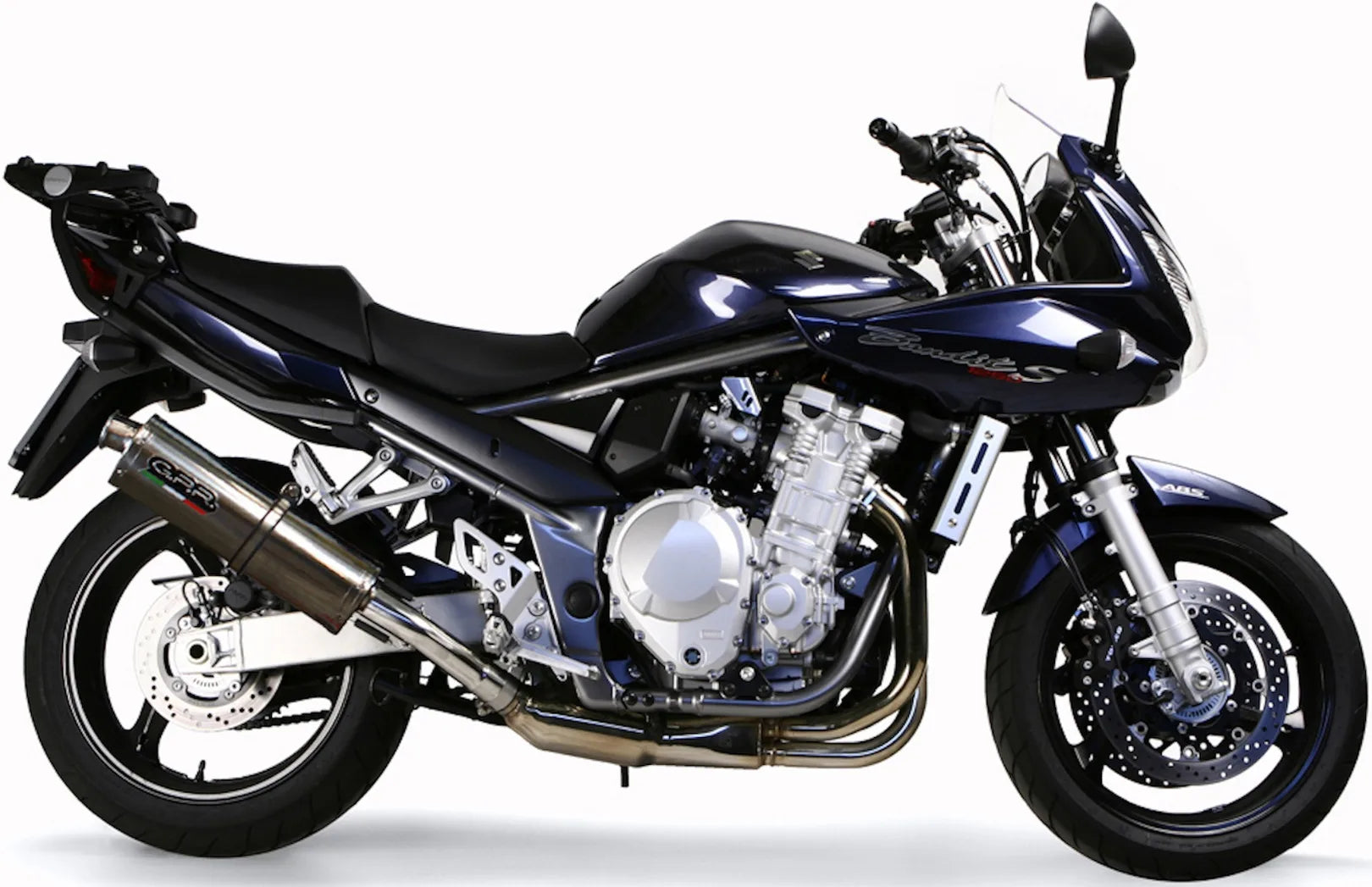 Auspuffendstück Mit Geräuschzulassung Trioval Edelstahl - Gpr Kompatibel Mit Suzuki Gsf 1250 Bandit - S (2007-2012)