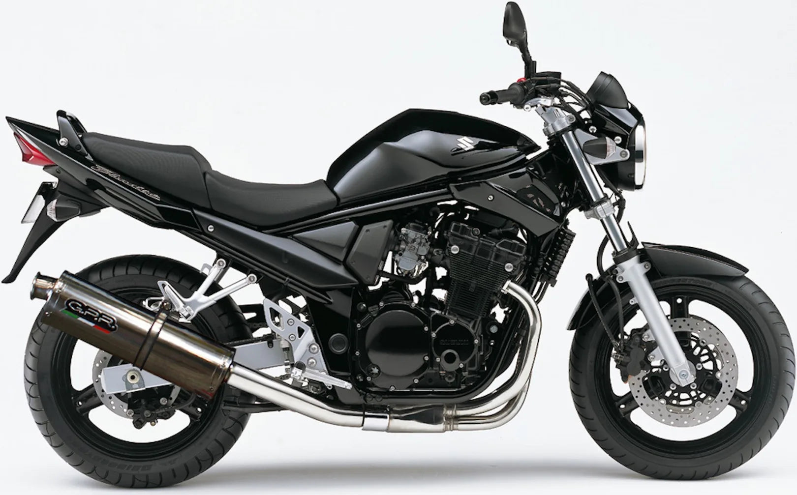 Katalysiertes Auspuffendstück Mit Geräuschzulassung Trioval Edelstahl - Gpr Kompatibel Mit Suzuki Gsf 650 Bandit - S (2005-2006)