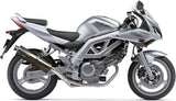 Auspuffendstück Mit Geräuschzulassung Trioval Edelstahl - Gpr Kompatibel Mit Suzuki Sv 650 - S (1999-2002)