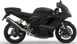 Auspuffendstück Mit Geräuschzulassung Trioval Edelstahl - Gpr Kompatibel Mit Triumph Daytona 955 Monobraccio (2003-2005)
