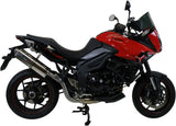 Auspuffendstück Mit Geräuschzulassung Trioval Edelstahl - Gpr Kompatibel Mit Triumph Tiger 1050 Sport (2013-2015)