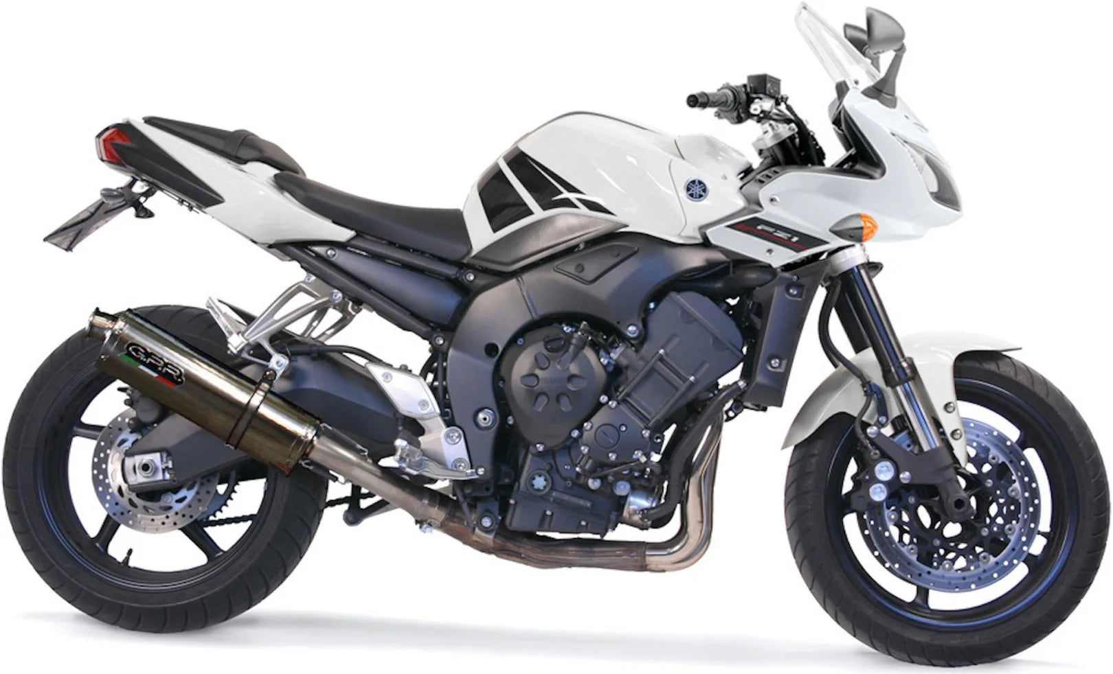 Auspuffendstück Mit Geräuschzulassung Trioval Edelstahl - Gpr Kompatibel Mit Yamaha Fz-1 - Fazer 1000 (2006-2014)