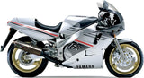 Auspuffendstück Mit Geräuschzulassung Trioval Edelstahl - Gpr Kompatibel Mit Yamaha Fzr 1000 Ex-Up (1989-1990)