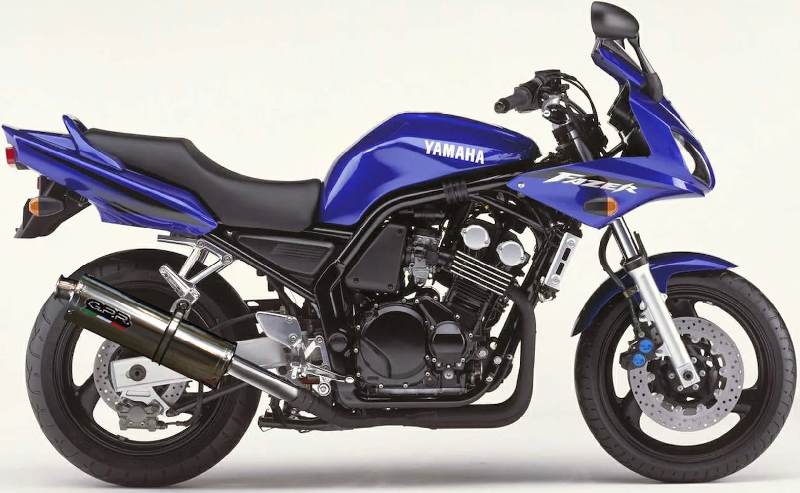 Auspuffendstück Mit Geräuschzulassung Trioval Edelstahl - Gpr Kompatibel Mit Yamaha Fzs 1000 Fazer (2001-2005)