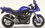 Auspuffendstück Mit Geräuschzulassung Trioval Edelstahl - Gpr Kompatibel Mit Yamaha Fzs 600 Fazer (1998-2003)