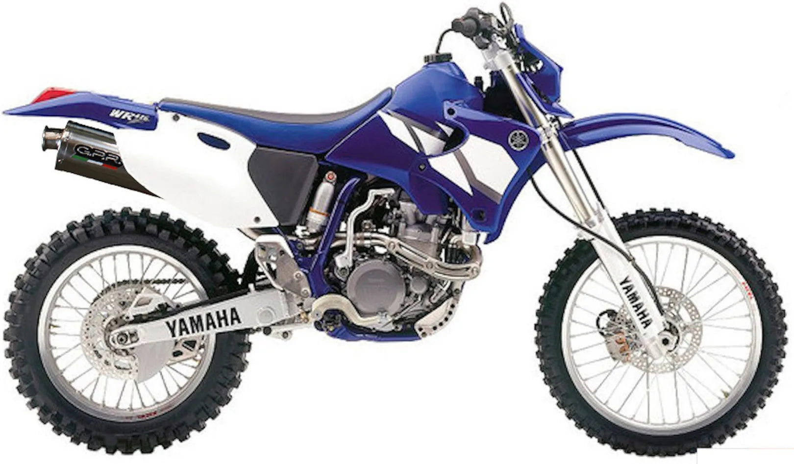 Auspuffendstück Mit Geräuschzulassung Trioval Edelstahl - Gpr Kompatibel Mit Yamaha Wr 426 F (2000-2002)