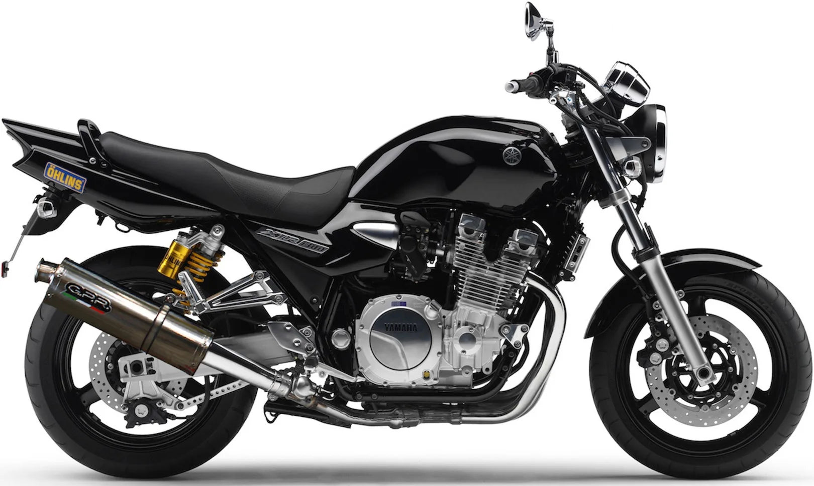 Auspuffendstück Mit Geräuschzulassung Trioval Edelstahl - Gpr Kompatibel Mit Yamaha Xjr 1300 (2007-2017)