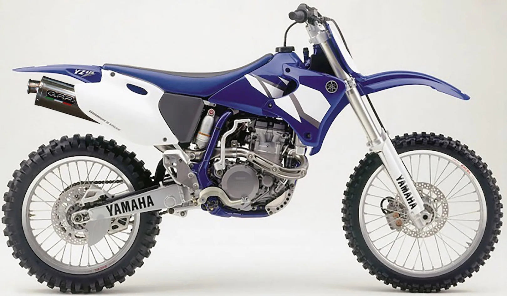 Auspuffendstück Mit Geräuschzulassung Trioval Edelstahl - Gpr Kompatibel Mit Yamaha Yz 400 F (1998-1999)
