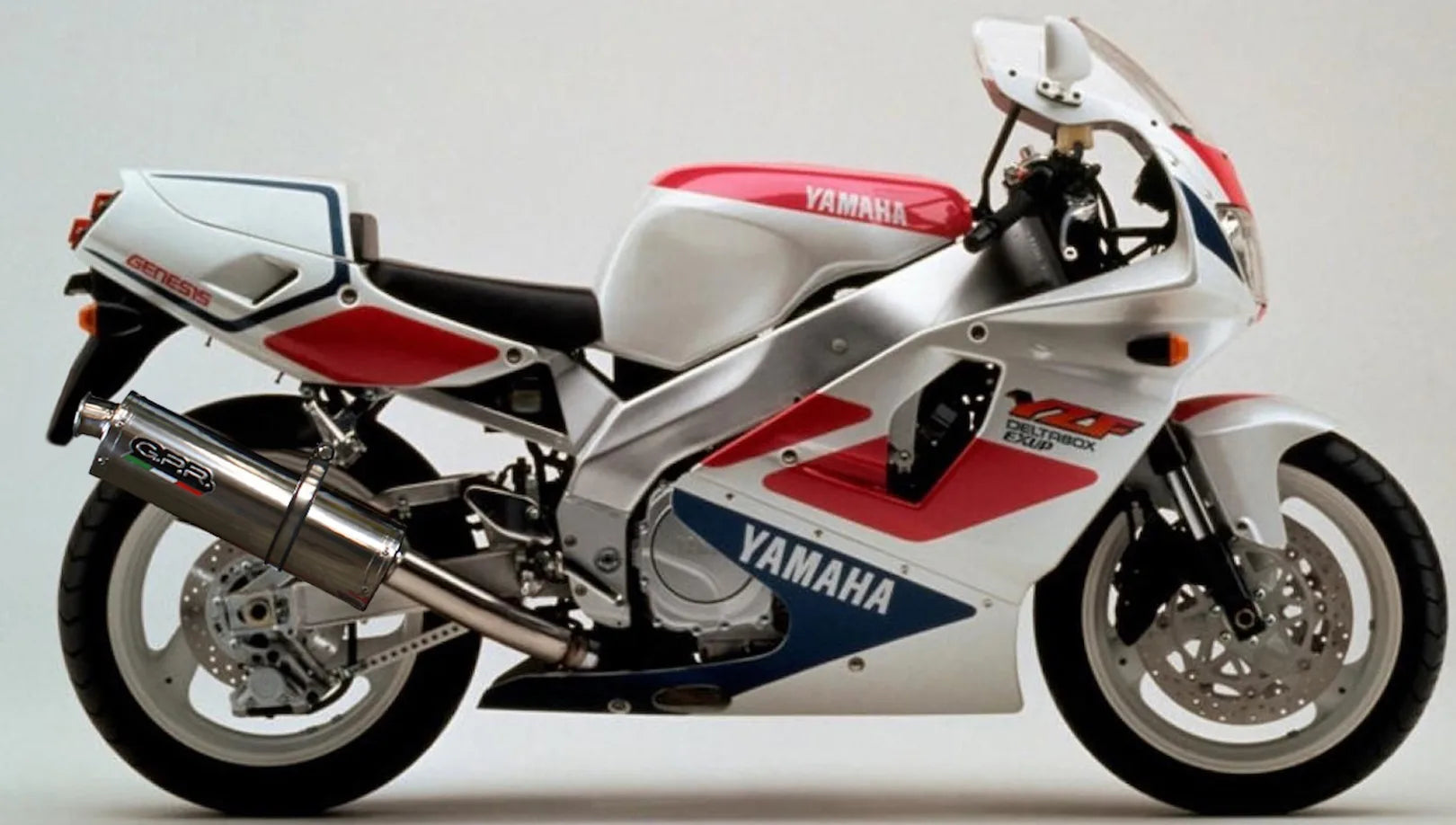 Auspuffendstück Mit Geräuschzulassung Trioval Edelstahl - Gpr Kompatibel Mit Yamaha Yzf 750 (1993-1998)
