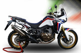 Auspuffendstück Mit Geräuschzulassung Trioval Edelstahl - Gpr Kompatibel Mit Honda Crf 1000 L Africa Twin (2015-2017)