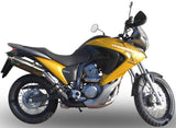 Auspuffendstück Mit Geräuschzulassung Trioval Edelstahl - Gpr Kompatibel Mit Honda Transalp Xl 700 V (2007-2014)