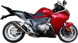Auspuffendstück Mit Geräuschzulassung Trioval Edelstahl - Gpr Kompatibel Mit Honda Vfr 1200 F Ie (2010-2016)