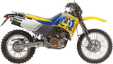 Auspuffendstück Mit Geräuschzulassung Trioval Edelstahl - Gpr Kompatibel Mit Husqvarna Te 410 E - Sms (2000-2004)