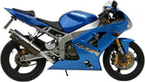 Exhaust Tip With Noise Certification Trioval Stainless Steel - Gpr Compatible With Kawasaki Zx 6R 636 (2003-2004)