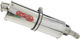 Exhaust Tip With Noise Certification Trioval Stainless Steel - Gpr Compatible With Kawasaki Kle 500 (1991-2007)