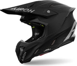 Off-Road Motorcycle Helmet Airoh Twist 3 - Tw311 Thermoplastic Hrt Matte Black Color Size Xs