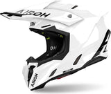 Offroad-Helm Für Motorrad Airoh Twist 3 - Tw314 Thermoplastic Hrt Glanzweiß Color Grösse Xs