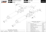 Doppelauspuffanlage Mit Geräuschzulassung Oval Edelstahl - Mivv Kompatibel Mit Yamaha Yzf 1000 R1 (2004-2006)