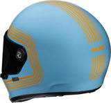 Integralhelm Für Motorrad Hjc V10 Advanced Fiberglass Composite Mc27 Foni Grösse 06 Xs