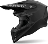 Offroad-Helm Für Motorrad Airoh Wraaap - Wra11 Thermoplastic Hrt Mattschwarz Color Grösse M
