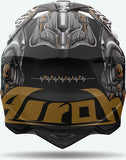 Offroad-Helm Für Motorrad Airoh Wraaap - Wrac35 Thermoplastic Hrt Matt Cyborg Grösse L