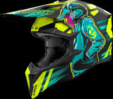 Offroad-Helm Für Motorrad Airoh Wraaap - Wrc31 Thermoplastic Hrt Mattgelb Cyber Grösse S