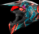 Offroad-Helm Für Motorrad Airoh Wraaap - Wrc32 Thermoplastic Hrt Glanzorange Cyber Grösse Xl