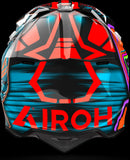 Offroad-Helm Für Motorrad Airoh Wraaap - Wrc32 Thermoplastic Hrt Glanzorange Cyber Grösse Xxl