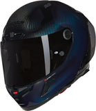 Integralhelm Speeding Für Motorrad Nolan X-804 Rs Ultra Carbon Blau Liquido Liquido 328 Grösse Xxxl