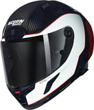 Integralhelm Speeding Für Motorrad Nolan X-804 Rs Ultra Carbon Carbon / Weiss / Rot Asso Di Picche 343 Grösse M