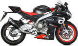 Komplette Auspuffanlage Ohne Katalysator Und Ohne Geräuschzulassung Delta Race Carbon Carbon - Mivv Kompatibel Mit Aprilia Tuono 660 (2021-2024)