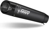 Komplette Auspuffanlage Ohne Katalysator Und Ohne Geräuschzulassung X-M5 Stahl Schwarz Carbon - Mivv Kompatibel Mit Yamaha Fz-09 (2021-2023)