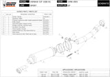 Auspuffendstück Mit Geräuschzulassung Gp Stahl Schwarz - Mivv Kompatibel Mit Yamaha Yzf 1000 R1 (1998-2001)