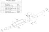 Exhaust Tip With Noise Certification Suono Stainless Steel Carbon - Mivv Compatible With Yamaha Yzf 600 R6 (1999-2002)