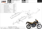 Doppelauspuffanlage Ohne Katalysator Mit Geräuschzulassung Suono Stahl Schwarz Carbon - Mivv Kompatibel Mit Yamaha Xt 660 R (2004-2016)