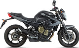 Auspuffendstück Mit Geräuschzulassung Double Gun Stahl Schwarz - Mivv Kompatibel Mit Yamaha Xj6 600 (2009-2016)