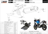 Auspuffendstück Mit Geräuschzulassung Speed Edge Stahl Schwarz Carbon - Mivv Kompatibel Mit Yamaha Xt 1200 Z Super Ténéré (2010-2020)