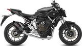 Komplette Abgasanlage Mit Katalysator Und Geräuschzulassung Gp Carbon Carbon - Mivv Kompatibel Mit Yamaha Mt-07 (2014-2024)