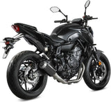 Komplette Auspuffanlage Ohne Katalysator Und Ohne Geräuschzulassung Mk3 Carbon - Mivv Kompatibel Mit Yamaha Fz-07 (2014-2024)