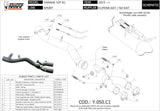 Nicht Katalysiertes Verbindungsrohr - Mivv Kompatibel Mit Yamaha Yzf 1000 R1 (2015-2022)