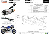 Auspuffendstück Mit Geräuschzulassung Suono Stahl Schwarz Carbon - Mivv Kompatibel Mit Yamaha Yzf 1000 R1 (2015-2022)