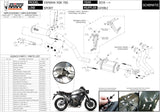 Complete Non-Catalytic Exhaust System With Sound Certification Ghibli Steel Black - Mivv Compatible With Yamaha Xsr 700 (2016-2020)