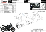 Auspuffendstück Ohne Katalysator Und Ohne Geräuschzulassung Mk3 Carbon - Mivv Kompatibel Mit Yamaha Mt-03 (2016-2024)