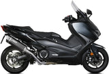 Komplette Abgasanlage Mit Katalysator Und Geräuschzulassung Sr-1 Titan Schwarz - Mivv Kompatibel Mit Yamaha T-Max 560 (2020-2021)