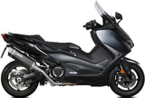 Complete Non-Catalytic Exhaust System With Sound Certification Sr-1 Steel Black - Mivv Compatible With Yamaha T-Max 560 (2020-2021)
