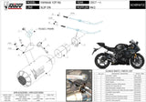 Auspuffendstück Mit Geräuschzulassung Mk3 Carbon - Mivv Kompatibel Mit Yamaha Yzf 600 R6 (2017-2021)