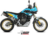 Auspuffendstück Mit Geräuschzulassung Dakar Stahl Schwarz - Mivv Kompatibel Mit Yamaha Ténéré 700 (2019-2024)